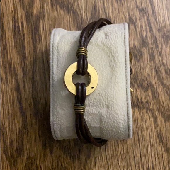 Jewelry - BROWN AND GOLD BRACELET